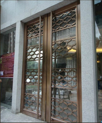 固镇大门不锈钢花格门图片 诚信经营 蚌埠市宏润门窗