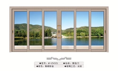 佛山新家宝门窗销售断桥铝合金推拉门 平开门 折叠门 吊趟门